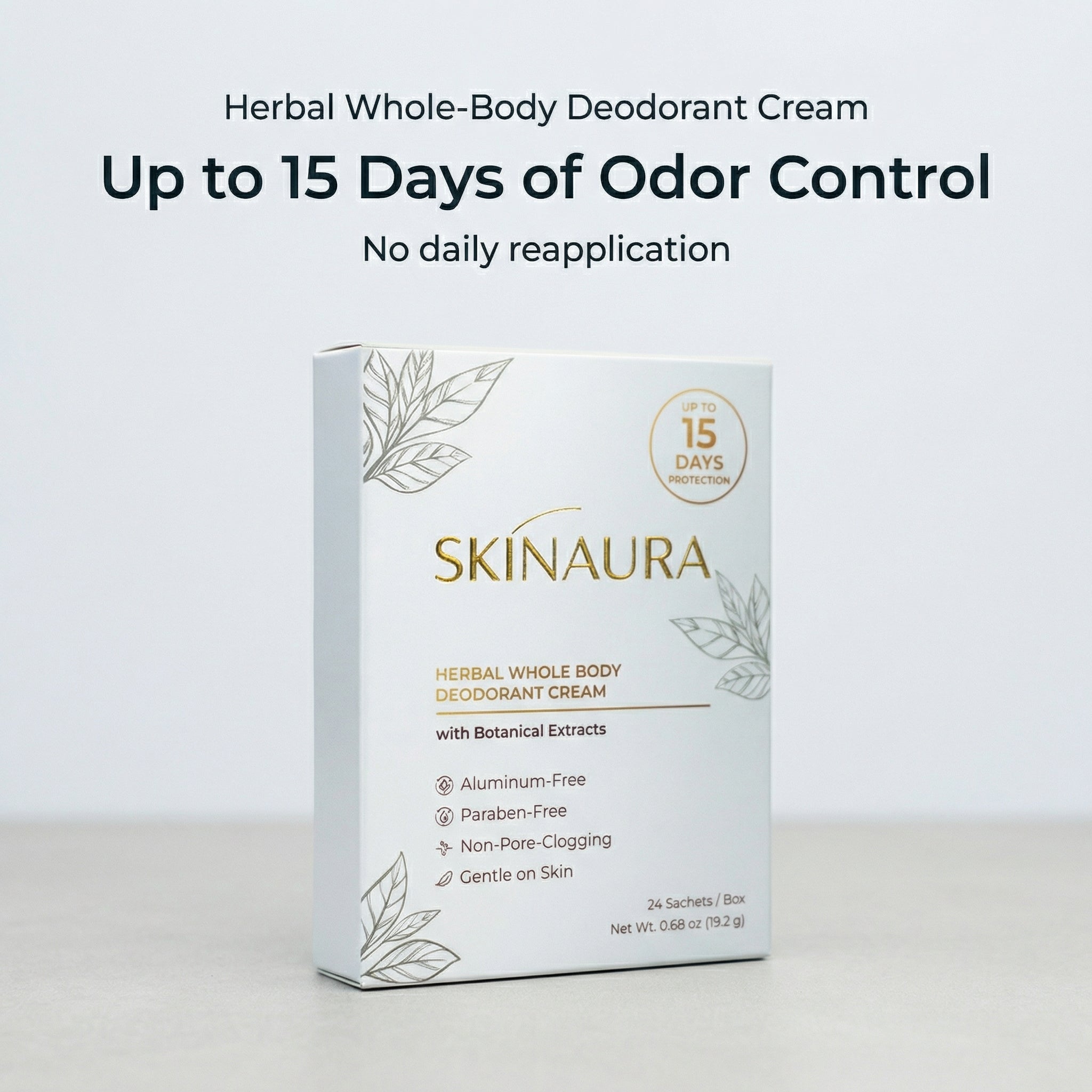 Herbal Whole Body Deodorant Cream SkinAura